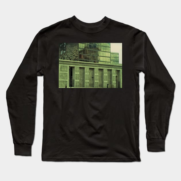 Luxor Hieroglyphics Long Sleeve T-Shirt by BenjiRetroWave